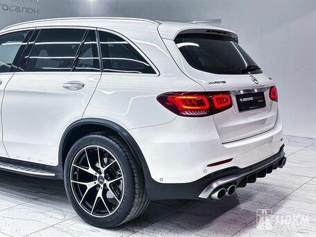 Mercedes, GLC AMG, 3000, 390, бензин, внедорожник, автомат, полный привод, среднее состояние, левый, белый, 6 900 000 ₽