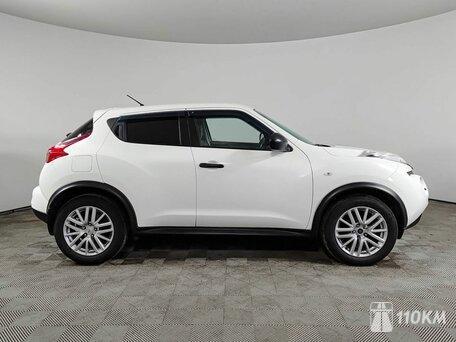 Nissan, Juke, 1600, 200, бензин, внедорожник, механика, передний привод, среднее состояние, левый, белый, 859 000 ₽
