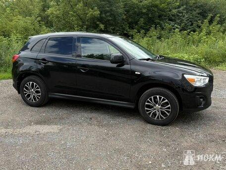Mitsubishi, ASX, 1800, 140, бензин, внедорожник, вариатор, передний привод, среднее состояние, левый, черный, 1 050 000 ₽