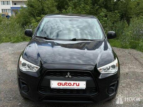 Mitsubishi, ASX, 1800, 140, бензин, внедорожник, вариатор, передний привод, среднее состояние, левый, черный, 1 050 000 ₽