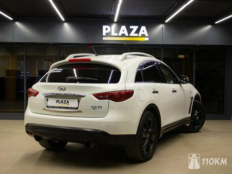 Infiniti, QX70, 3700, 333, бензин, внедорожник, автомат, полный привод, среднее состояние, левый, белый, 2 299 000 ₽