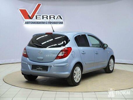 Opel, Corsa, 1200, 80, бензин, хэтчбек, робот, передний привод, среднее состояние, левый, голубой, 350 000 ₽