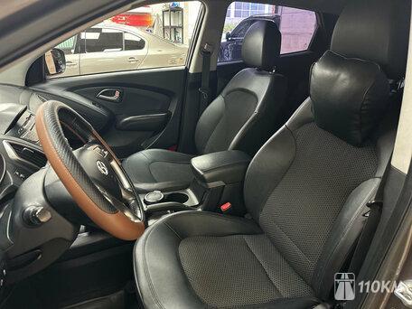 Hyundai, ix35, 2000, 150, бензин, внедорожник, автомат, полный привод, среднее состояние, левый, коричневый, 1 200 000 ₽