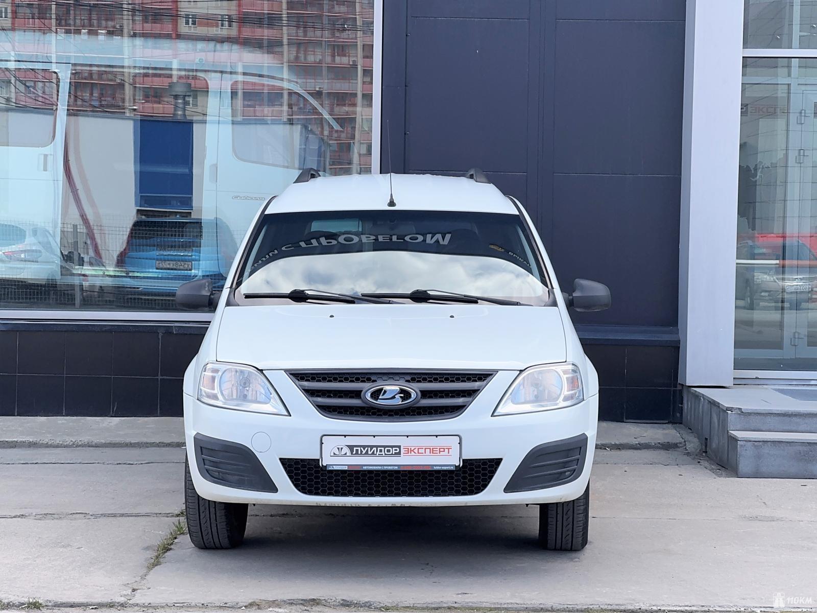 ВАЗ (Lada), Largus, 1596, 106, бензин, универсал, механика, передний привод, среднее состояние, левый, белый, 779 000 ₽