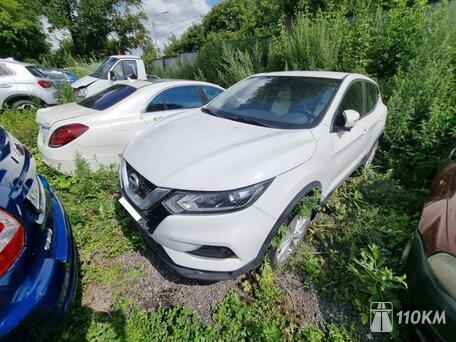 Nissan, Qashqai, 2000, 115, бензин, внедорожник, механика, передний привод, среднее состояние, левый, белый, 1 730 000 ₽