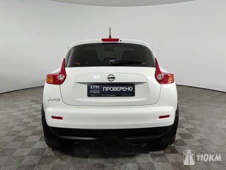 Nissan, Juke, 1600, 200, бензин, внедорожник, механика, передний привод, среднее состояние, левый, белый, 859 000 ₽