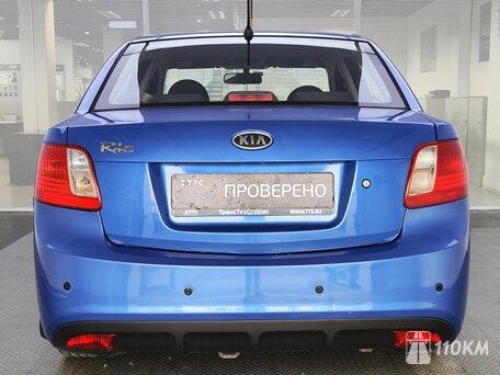 KIA, Rio, 1400, 97, бензин, седан, автомат, передний привод, среднее состояние, левый, синий, 605 000 ₽