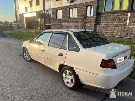 Daewoo, Nexia, 1600, 109, бензин, седан, механика, передний привод, среднее состояние, левый, белый, 125 000 ₽
